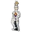 Menacing Mummy Halloween Ornament