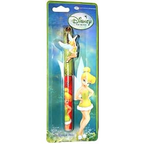Disney Fairy, Tinker Bell Christmas Ballpoint Pen 5 1/2", Disney Collectible (1 Each)