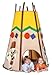 Bazoongi Kids Teepee Indoor Fabric Play Tent