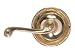 Brass Accents D05-L180PA-770 Weathered Rust Laurel Laurel Collection Lever & Rose - Passage