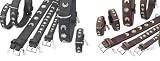 Halsband BUFFALO aus Leder MOND in 2 Farben und 10 Groessen (von 30cm bis 75cm)