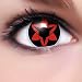 Sasukes permanetes Mangekyou Sharingan Kontaktlinsen mit gratis Linsenbehälter Topqualität zum Cos