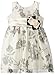 Jayne Copeland Little Girls' Floral Mesh Overlay