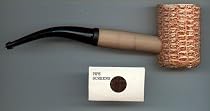 Original Big Corn Cob Corn Cobb Pipe With FREE 5 Pack of Brass Gold Pipe Screens