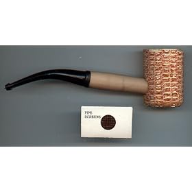 Original Big Corn Cob Corn Cobb Pipe With FREE 5 Pack of Brass Gold Pipe Screens