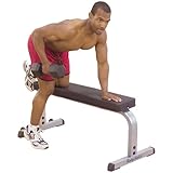 Body Solid Barbell and Dumbbell Flat Weight Bench GFB350