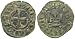 Crusaders, Epirus, Frankish Greece, Philip of Taranto, 1294 - 1313; Billon Denier Tournois
