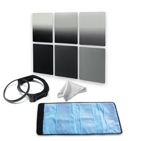NEW VIEW 82mm ring Adapter and Gray ND2/ND4/ND?8 and Graduated ND2, ND4, ND8 camera lens filters