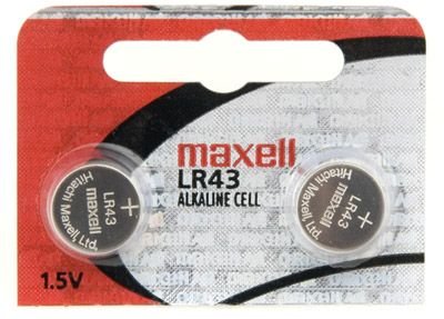 Online Fitness Maxell LR43 Replacement Batteries