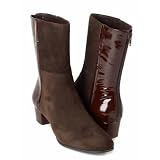 Enzo Angiolini Strut Dark Brown ankle-boots