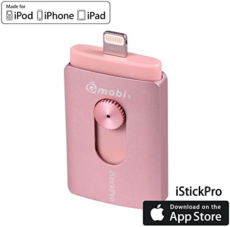 [Apple MFi Certified] Piple® 32GB Mobile USB Flash Drive with Lightning Connector For iOS Android ( Rose)