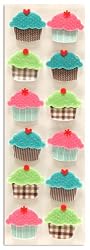Martha Stewart Crafts Dimensional Cupcake Stickers By The Package