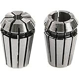 CycleMore Super Precision 1/8" and 1/4" ER11 ER-11 Spring Collet Set for CNC Engraving Machine & Milling Lathe Tool