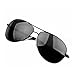 J+S Premium Military Style Classic Aviator Sunglasses, Polarized, 100% UV protection