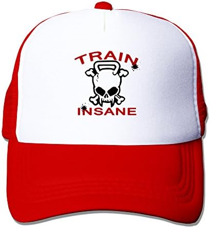 Train Insane Skull Mesh Trucker Hat Adjustbale Cap