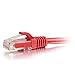 C2G 27181 Cat6 Cables - Snagless Unshielded Ethernet Network Patch Cable, Red (3 Feet, 0.91 Meters)