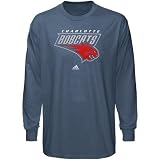 NBA adidas Charlotte Bobcats Blue Primary Logo Long Sleeve T-shirt (Large)