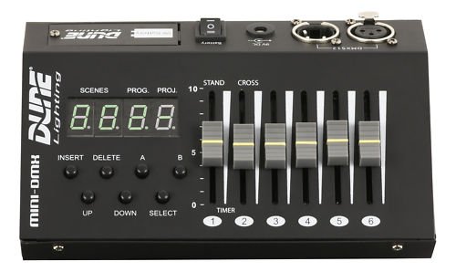  MINI CONTROLEUR REGIE LUMIERE DMX 54 CANAUX 6 VOIES