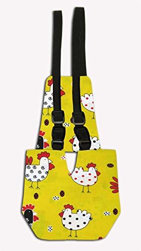 Chicken Diaper - Yellow Chickens Pattern (Small: 5" - 7")