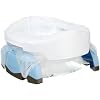 Potette Plus POT-PLUS-WBLU - 2in1 Mobiles T�pfchen & Toiletten Lernsitz, 3 T�teneinleger, wei�/hellblau