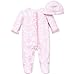 Little Me Baby-Girls Newborn Footie and Hat