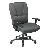Big and Tall Executive Chair with Gunmetal Finish