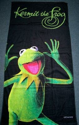 Childrens Toyshop  Toys : The Muppets KERMIT THE FROG Beach Towel