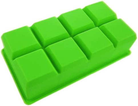 WOOTOP-Green King Cube Ice Trays,100% Food Grade Silicone Ice Tray