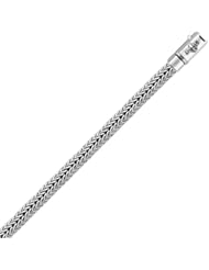 Oxidized Sterling Silver Bracelet in a Foxtail Design