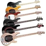 bass guitars Music Man StingRay 4 String Electric Bass Guitar Black Cherry Burst Rosewood Fretboard bass guitars