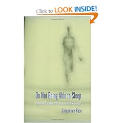 On Not Being Able to Sleep: Psychoanalysis and the Modern World