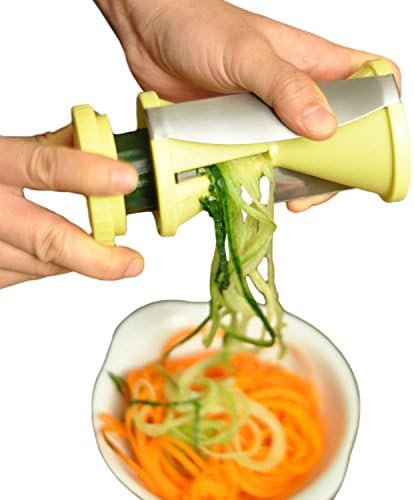 Kitchen Savior Premium Vegetable Slicer - Spiral Slicer - Perfect Vegetable Spaghetti Pasta Maker - Eat Healthy with Low Carb Vegetable Meals