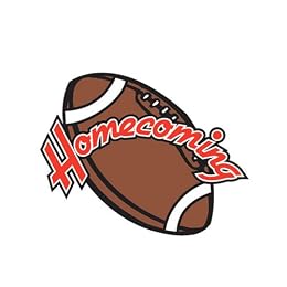 Homecoming Football Cheer Cheek Decal 100-pk. - Orange