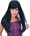 Adult Glamour Long Black Wig