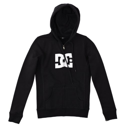 DC Shoes Damen Full Zip Hoodie Star, black/white, 34 (XS), DOWSE073 Preisvergleich