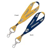 Nashville Predators Official 8" NHL Lanyard Keychain