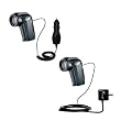 Essential Kit for the Sanyo Camcorder VPC-HD1010 includes a Car and Wall Charger - uses Gomadic TipExchange Technology