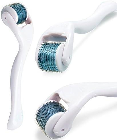 NBW Best Facial Clearing Device for Acne Scars, Wrinkles, Blemish and Blackhead Remover, Dark Circle Eye Treatment Roller, Stretch Marks and Cellulite Reducing Tool. Increases Natural Collagen Production and Skin Elasticity. Multiplies the Results of Skin Care Products.1.0mm 540 Titanium Alloy Microneedle Is Great for Face, Neck, Decollete, and Body. Includes Free Protective Travel Case