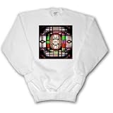 Jos Fauxtographee Abstract - A Lamp Shade with Neon Colors, Black Bars and Lots of Depth - Sweatshirts