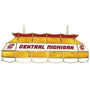 Trademark Central Michigan U Stained Glass 40-inch Tiffany Lamp