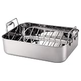 Anolon 16-Inch Rectangular Roaster with Rack