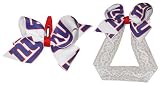 NFL New York Giants Baby/Toddler Collection 2 Licensed Bows