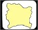 Decorated Mouse Pad with Africa, map, outline, area, geograpy, region, 