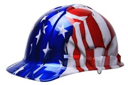 AO Safety/3M Tekk 91275 American Flag US Patriotic Hard Hat