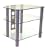 Elonex LNX-GT2C - Glass Stand For LCD & Plasma TV Up To 32" - Clear Glass & Chrome Legs