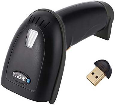 1D Handheld Wireless Bluetooth Barcode Scanner Supports Windows, Android, IOS and Works with IPad, IPhone, Android Phones, Tablets or Computers