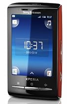 Sony Ericsson Xperia X10 mini Smartphone (6,6 cm (2,6 Zoll) Display, Android, WLAN, GPS, 5 MP Kamera) rot mit schwarzem Wechselcover