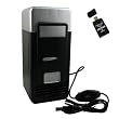 USB Cooler and Warmer Mini Beverage Refridgerator (Black) in Red Box Plus AGPtek USB 2.0 All-in-one Card Reader