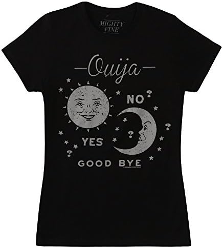 Ouija Script Juniors T-Shirt - Black (XX-Large)