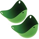Fusionbrands Poach Pods, Set of 2, Green